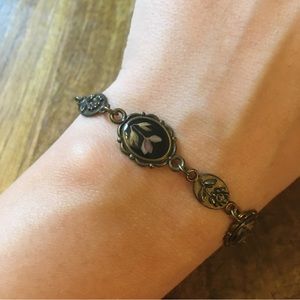 Handmade Pressed Flower Bracelet